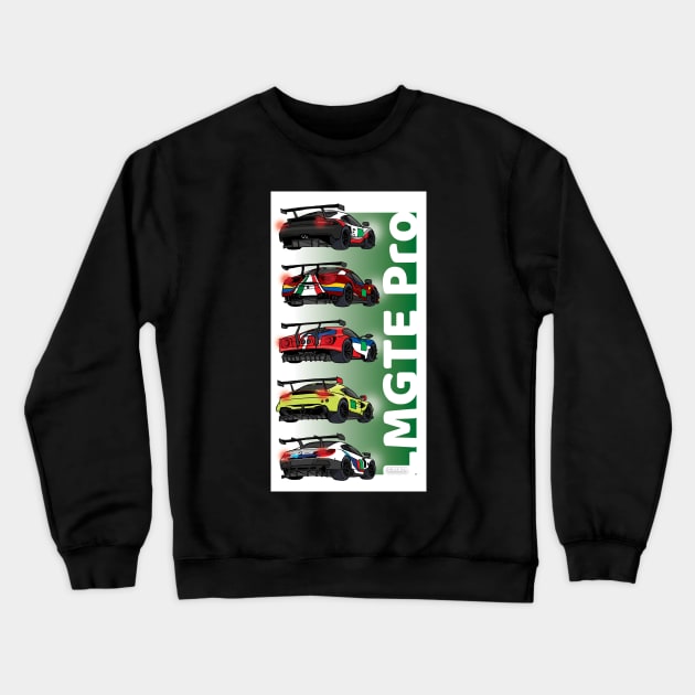 GTE 2018 Crewneck Sweatshirt by Cirebox